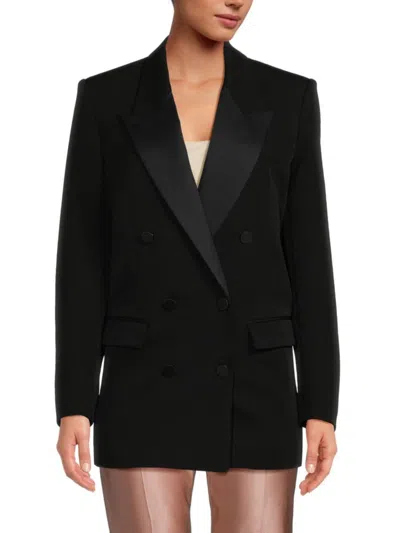 Isabel Marant Étoile Women's Nevim Virgin Wool Tuxedo Jacket In Black