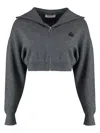 Isabel Marant Étoile Isabel Marant Etoile Oxane Zipped Cardigan In Grey