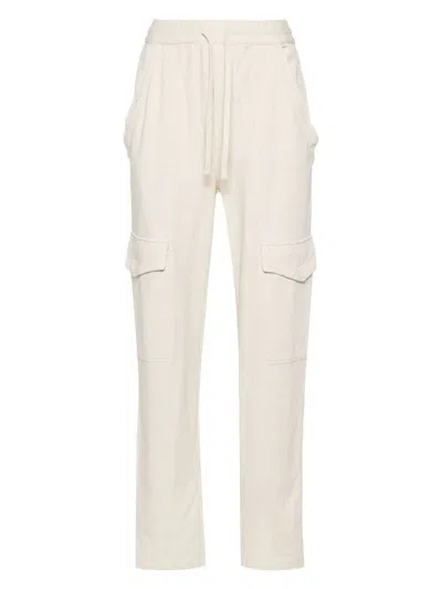 Isabel Marant Étoile Peorana Cotton Fleece Trousers In Grey