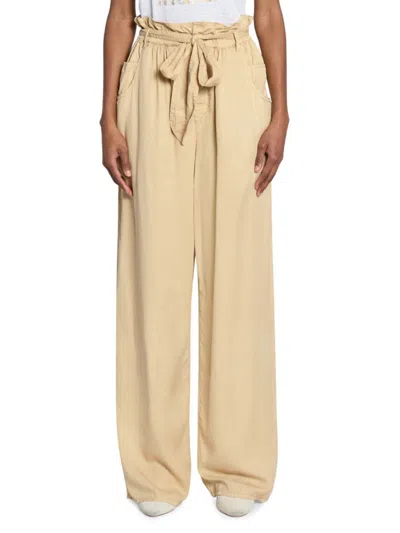 Isabel Marant Étoile Women's Priana Paperbag Pants In Neutral