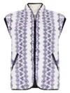 Isabel Marant Étoile Marant Etoile Printed Reversible Vest In Beige