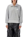 Isabel Marant Étoile Ross Sweatshirt In Grey White