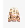 Isabel Marant Étoile Marner Cloud-print Oversized Fleece Jacket In Multi
