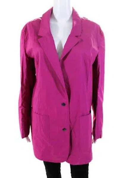 Pre-owned Isabel Marant Étoile Isabel Marant Etoile Womens Fynezia Jacket - Orchid Size 34 In Purple
