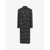 Isabel Marant Étoile Womens Grey Lexana Double-breasted Wool Coat In Gray