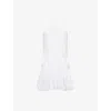 Isabel Marant Étoile Womens Geraldine Lace-trim Cotton Mini Dress White In White