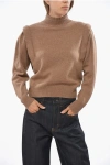 Isabel Marant Etoile Wool Blend Lucile Turtleneck Sweater In Brown
