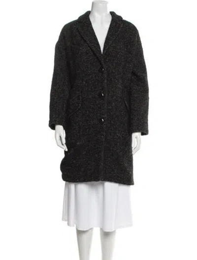 Pre-owned Isabel Marant Étoile Wool Coat In Black