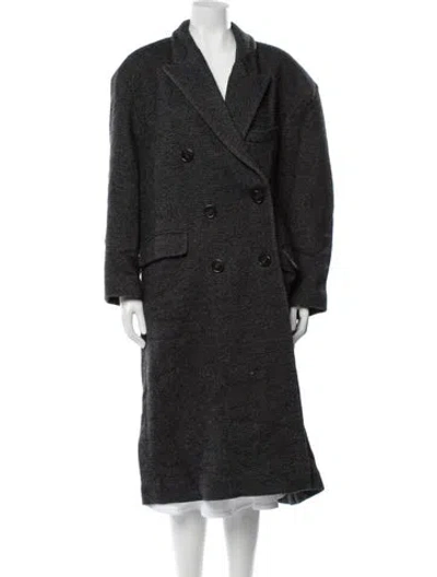 Pre-owned Isabel Marant Étoile Wool Coat In Black