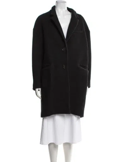 Pre-owned Isabel Marant Étoile Wool Coat In Black