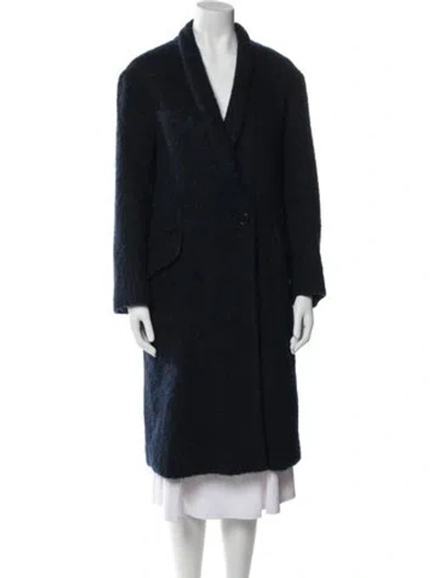 Pre-owned Isabel Marant Étoile Wool Coat In Blue