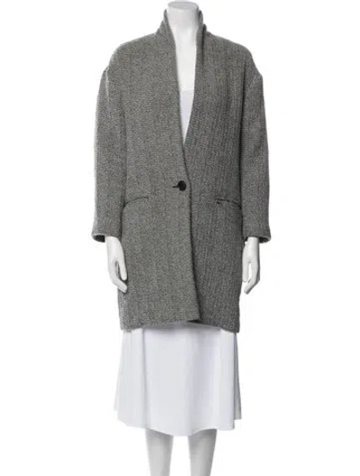 Pre-owned Isabel Marant Étoile Wool Coat In Gray