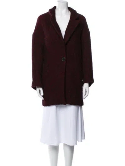 Pre-owned Isabel Marant Étoile Wool Coat In Red