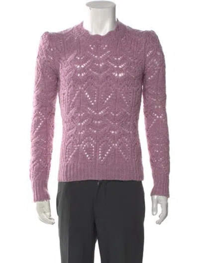 Pre-owned Isabel Marant Étoile Wool Crew Neck Pullover In Purple