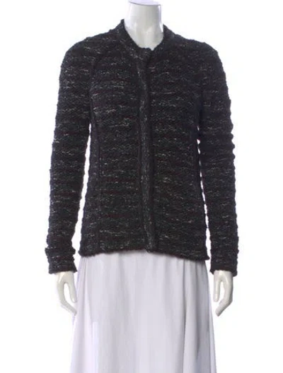 Pre-owned Isabel Marant Étoile Wool Crew Neck Sweater In Black