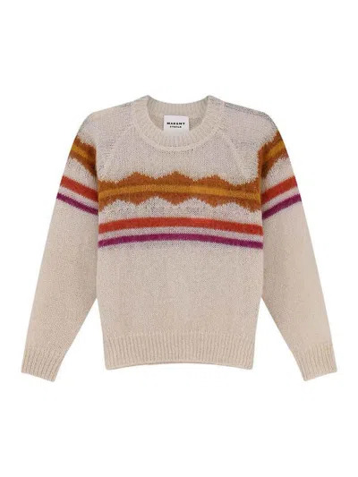 Isabel Marant Étoile Wool Crew Neck Sweater In Grey