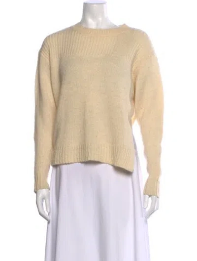 Pre-owned Isabel Marant Étoile Wool Crew Neck Sweater In Neutral