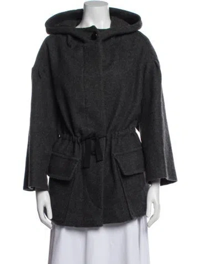 Pre-owned Isabel Marant Étoile Wool Faux Fur Coat In Neutral
