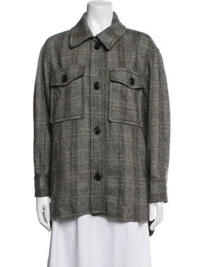 Pre-owned Isabel Marant Étoile Wool Jacket In White