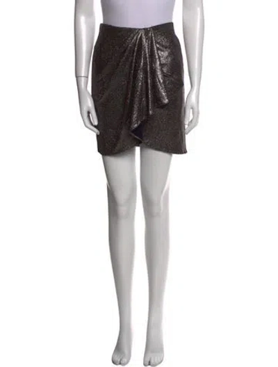 Pre-owned Isabel Marant Étoile Wool Mini Skirt In Gray