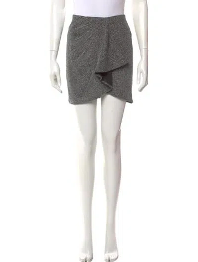 Pre-owned Isabel Marant Étoile Wool Mini Skirt In Gray