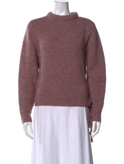 Pre-owned Isabel Marant Étoile Wool Mock Neck Sweater In Pink