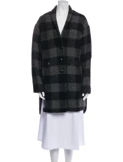 Pre-owned Isabel Marant Étoile Wool Patterned Coat In Multi