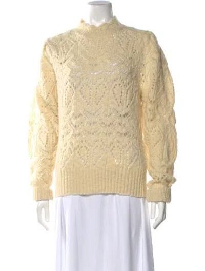 Pre-owned Isabel Marant Étoile Wool Patterned Sweater In Neutral