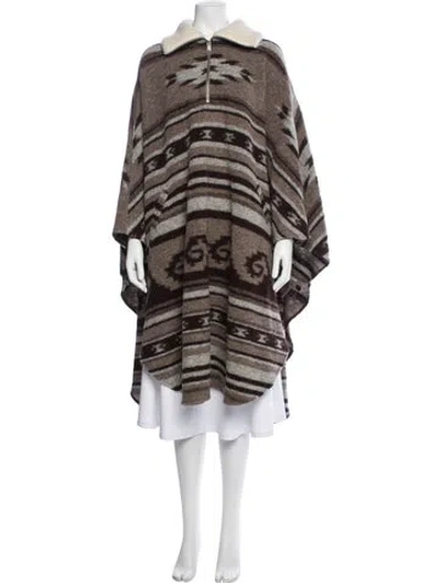Pre-owned Isabel Marant Étoile Wool Patterned Sweater W/ Tags In Brown