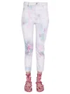 Isabel Marant Étoile Isabel Marant Etoile Wool Printed Jeans In Multi