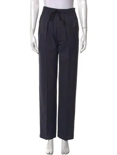Pre-owned Isabel Marant Étoile Wool Straight Leg Pants In Blue
