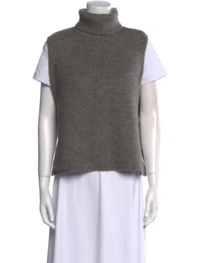 Pre-owned Isabel Marant Étoile Wool Turtleneck Sweater In Gray