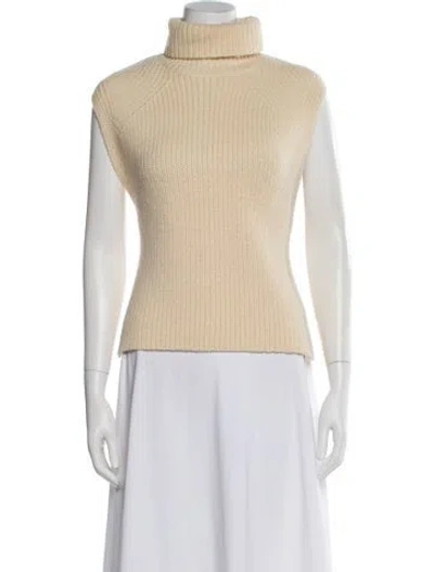 Pre-owned Isabel Marant Étoile Wool Turtleneck Sweater In Neutral