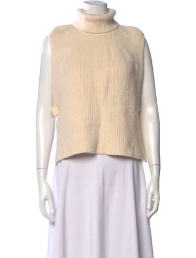 Pre-owned Isabel Marant Étoile Wool Turtleneck Sweater In Neutrals
