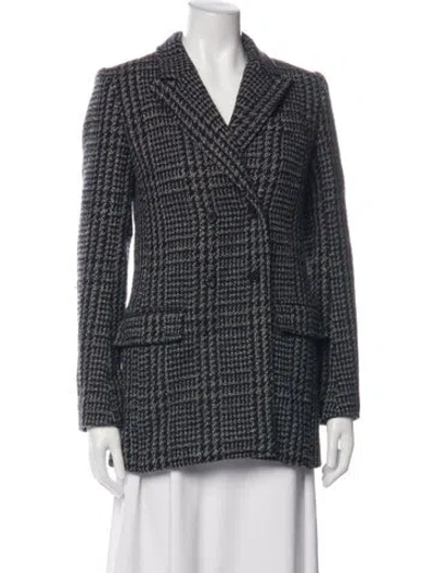 Pre-owned Isabel Marant Étoile Wool Tweed Pattern Coat In Multicolor