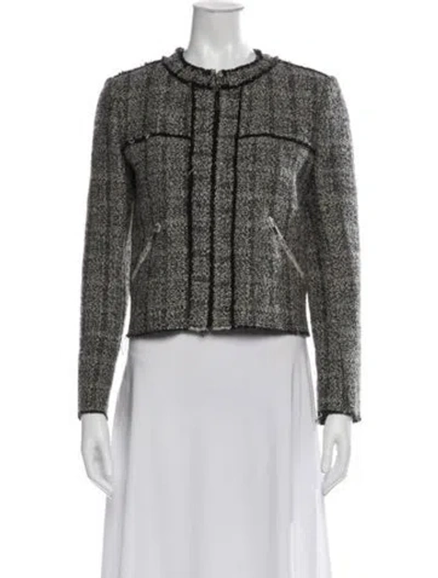 Pre-owned Isabel Marant Étoile Wool Tweed Pattern Jacket In Grey