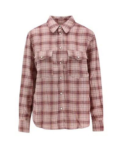 Isabel Marant Étoile Yalisa Cotton Shirt In Pink