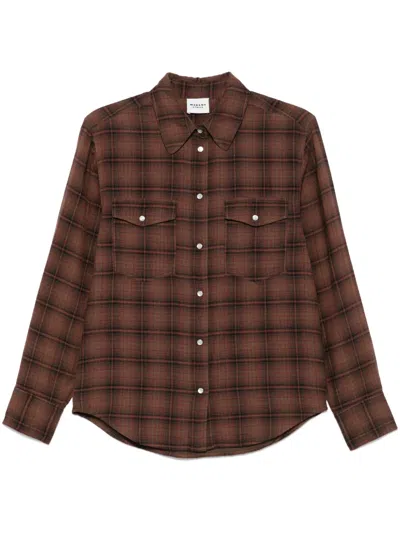 Isabel Marant Étoile Yalisa Shirt In Brown