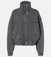 Isabel Marant Étoile Yanissa Cotton Jersey Jacket In Grey