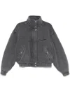 Isabel Marant Étoile Yanissa Cotton Jersey Jacket In Grey