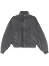 Isabel Marant Étoile Yanissa Cotton Jersey Jacket In Grey