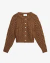 Isabel Marant Étoile Yara Cardigan In Brown