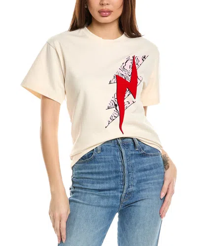 Isabel Marant Étoile Isabel Marant E'toile Yates Graphic T-shirt In Beige