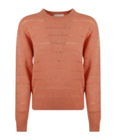 Isabel Marant Étoile Yona Openwork Sweater In Orange