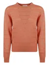Isabel Marant Étoile Yona Openwork Sweater In Orange