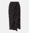 Isabel Marant Étoile Zaine Printed Midi Skirt In Multicoloured