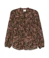 Isabel Marant Étoile Zalika Blouse In Brown