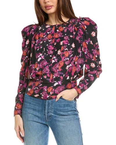 Isabel Marant Étoile Isabel Marant E'toile Zanga Silk Blouse In Blue