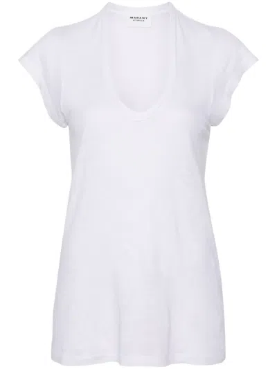 ISABEL MARANT ÉTOILE ZANKOU LINEN T-SHIRT