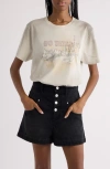 Isabel Marant Étoile T-shirt Zaof In Beige